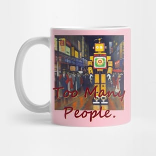 Japan Osaka Too Many People. by Kana Kanjin Mug